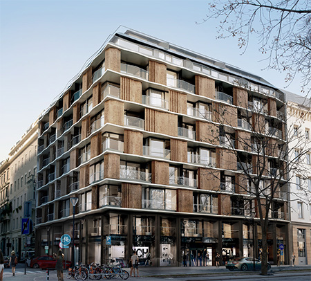 Außenansicht des KAYSER am Franz-Josefs-Kai 51